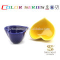 microwave ceramic heart shape bowl , colors deep bowl for wholesale